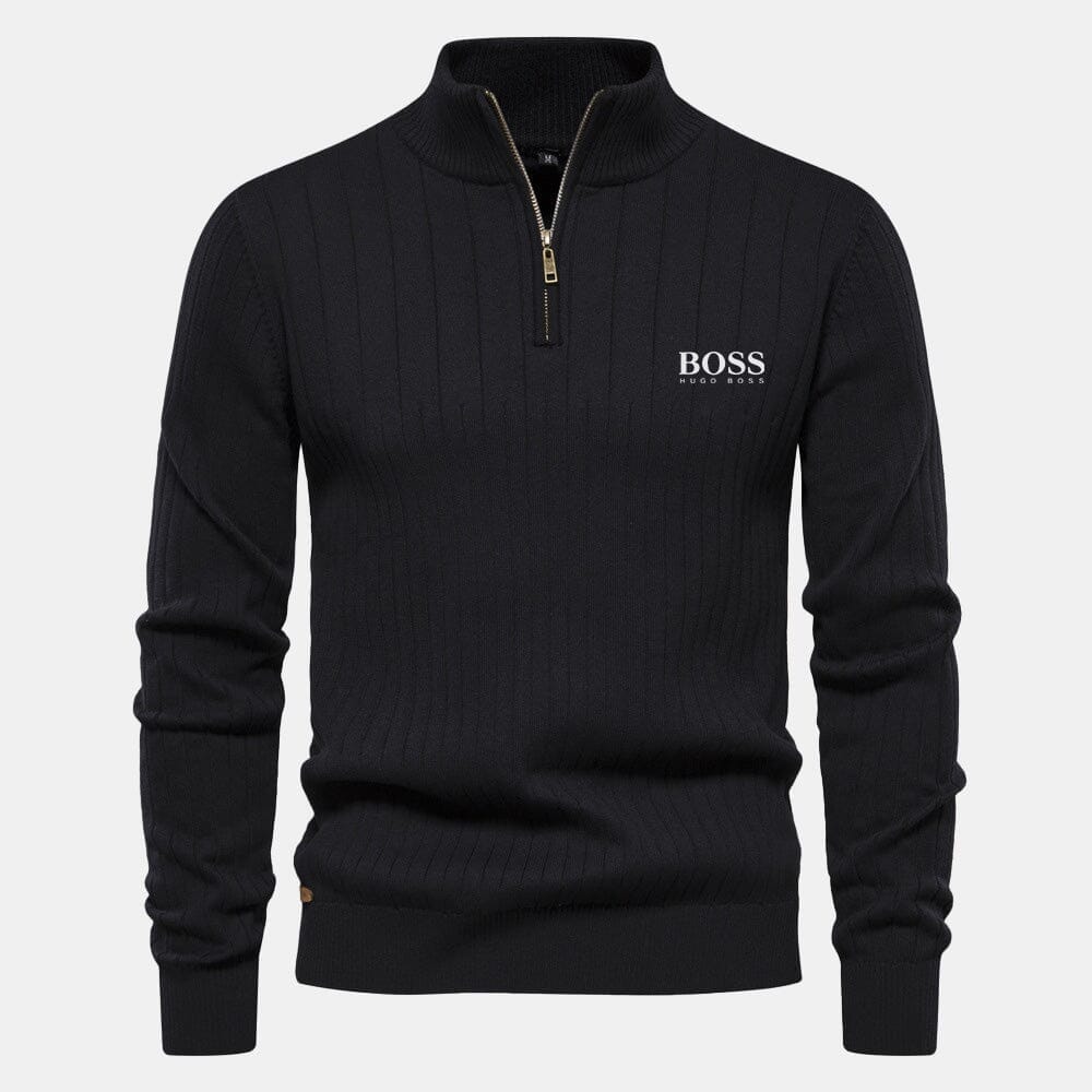 Hugo Boss Zip Classic Knit Sweater
