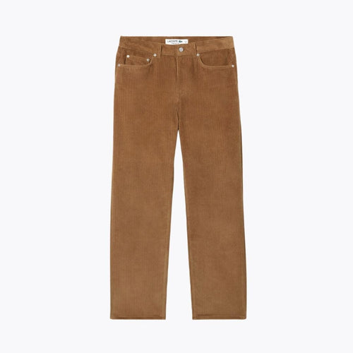 Lacoste 5 Pocket Straight Fit Velour Pants