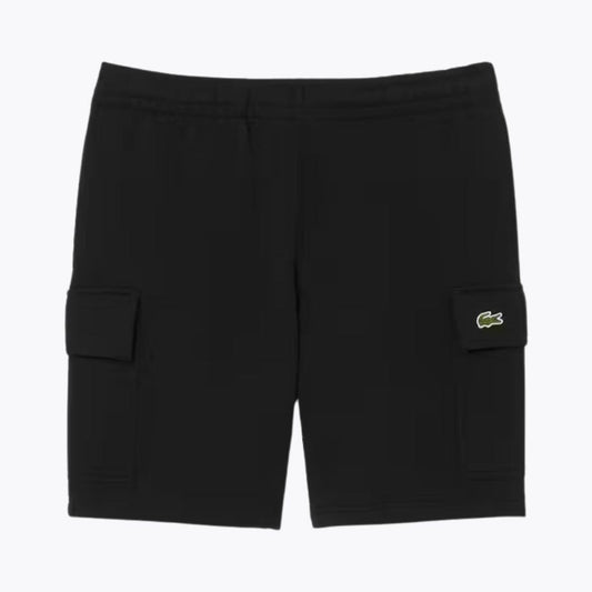 Lacoste Cotton Fleece Cargo Shorts