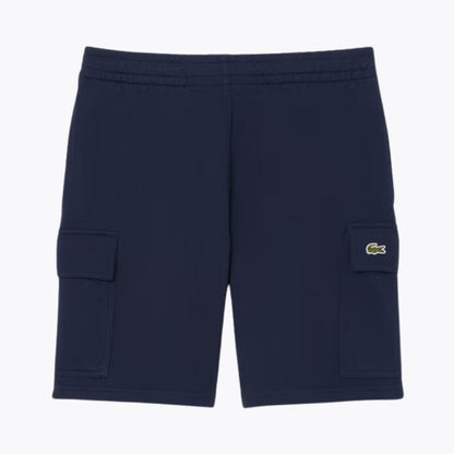 Lacoste Cotton Fleece Cargo Shorts