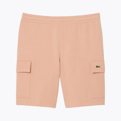 Lacoste Cotton Fleece Cargo Shorts