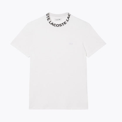 Lacoste Jacquard Branded Piqué T-shirt