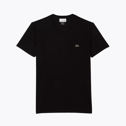 Lacoste Lightweight Cotton Pima V Neck T-shirt