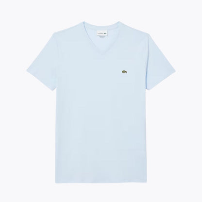 Lacoste Lightweight Cotton Pima V Neck T-shirt