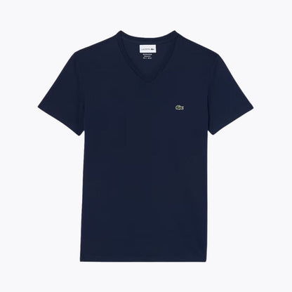Lacoste Lightweight Cotton Pima V Neck T-shirt