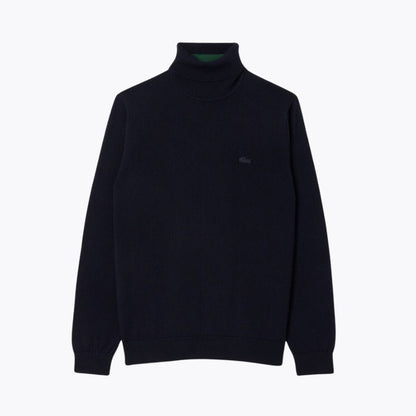 Lacoste Merino Wool Roll Neck Sweater