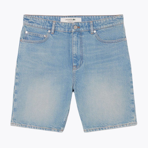 Lacoste Straight Fit Denim Bermuda Shorts
