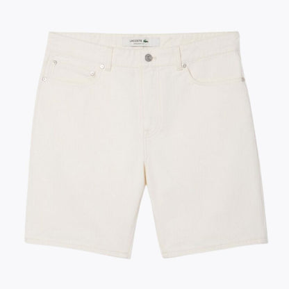 Lacoste Straight Fit Denim Bermuda Shorts