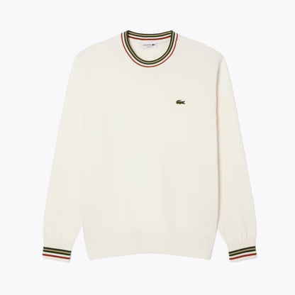 Lacoste Striped Cotton Jersey Sweater