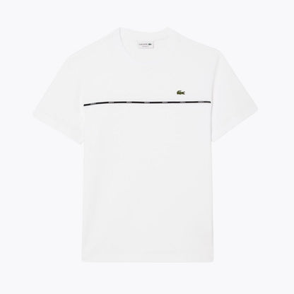 Lacoste Trim Cotton Jersey T-shirt
