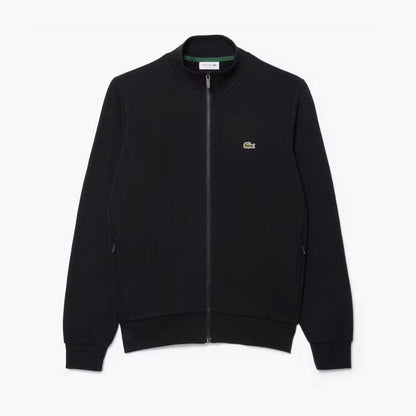 Lacoste Zip-Up High Neck Fleece Sweatshirt