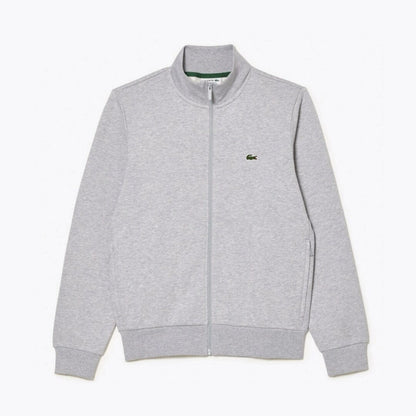 Lacoste Zip-Up High Neck Fleece Sweatshirt