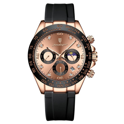 Poedagar Chronograph Time Date