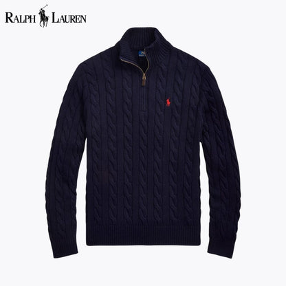 RL Cable-Knit Zip Sweater — Buy 2 Get 1 — Buy 2 Get 1 Free