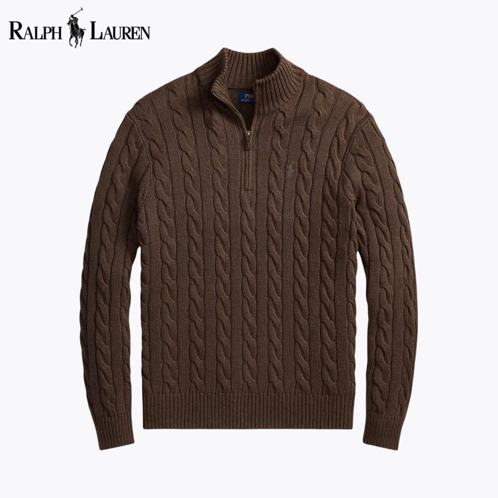 RL Cable-Knit Zip Sweater — Buy 2 Get 1 — Buy 2 Get 1 Free