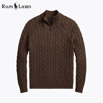 RL Cable-Knit Zip Sweater — Buy 2 Get 1 — Buy 2 Get 1 Free