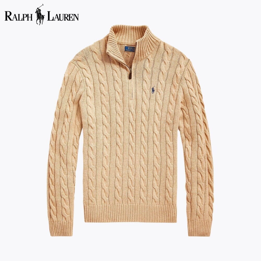 RL Cable-Knit Zip Sweater — Buy 2 Get 1 — Buy 2 Get 1 Free