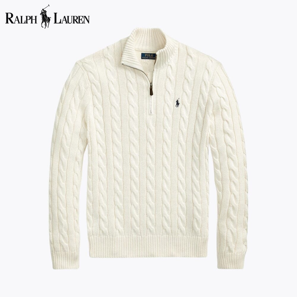 RL Cable-Knit Zip Sweater — Buy 2 Get 1 — Buy 2 Get 1 Free