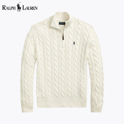 RL Cable-Knit Zip Sweater — Buy 2 Get 1 — Buy 2 Get 1 Free