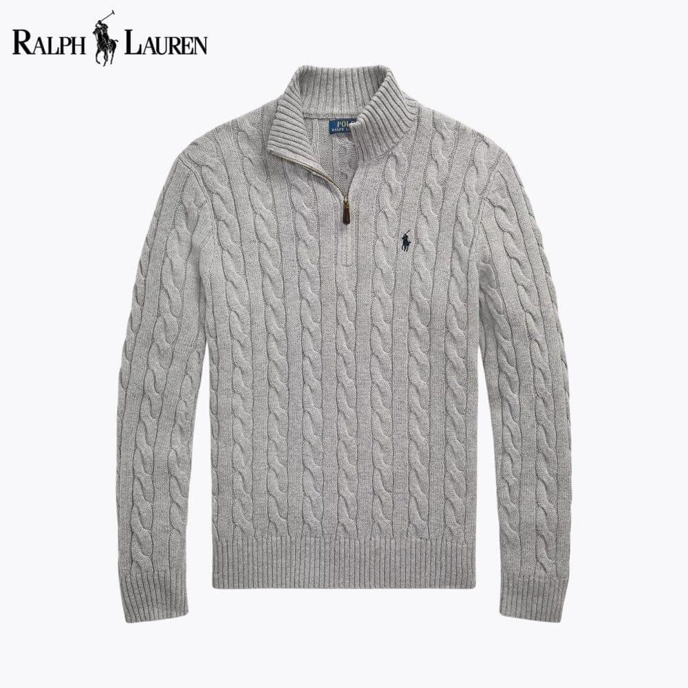 RL Cable-Knit Zip Sweater — Buy 2 Get 1 — Buy 2 Get 1 Free