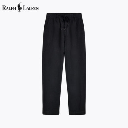 Ralph Lauren Lateef Relaxed Fit Pleated Linen Pant