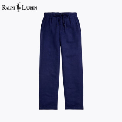 Ralph Lauren Lateef Relaxed Fit Pleated Linen Pant