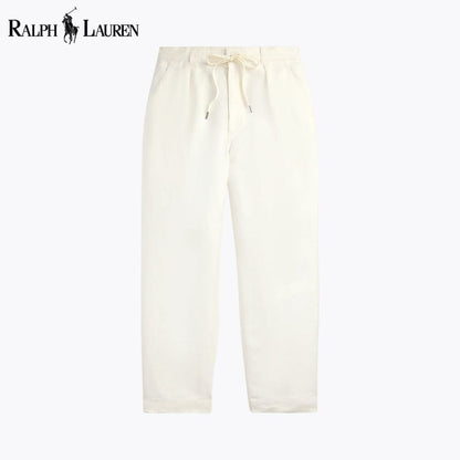 Ralph Lauren Lateef Relaxed Fit Pleated Linen Pant