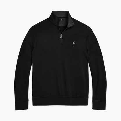 Ralph Lauren Luxury Jersey Quarter-Zip Pullover
