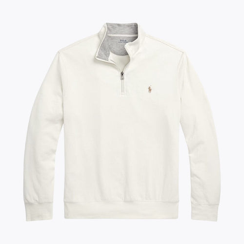 Ralph Lauren Luxury Jersey Quarter-Zip Pullover