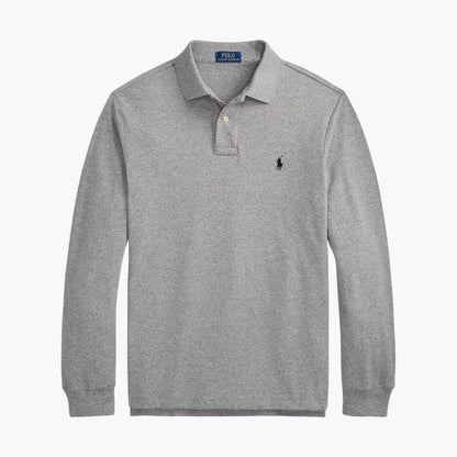 Ralph Lauren Mesh Long-Sleeve Polo Shirt