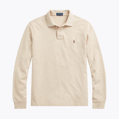 Ralph Lauren Mesh Long-Sleeve Polo Shirt
