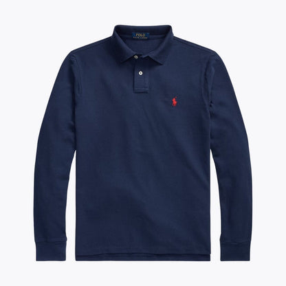 Ralph Lauren Mesh Long-Sleeve Polo Shirt
