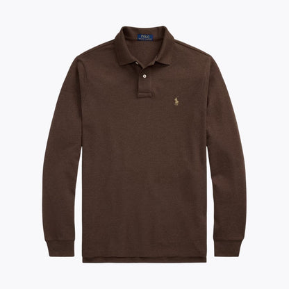 Ralph Lauren Mesh Long-Sleeve Polo Shirt