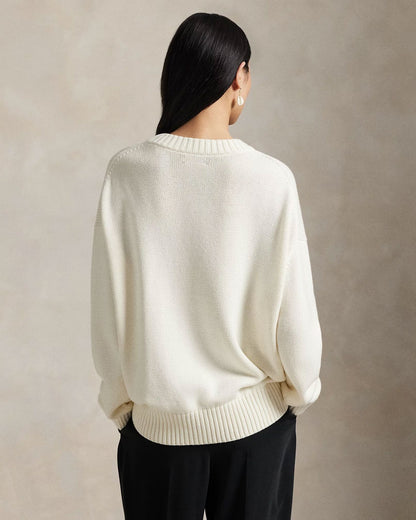 Ralph Lauren Polo Bear Cotton Crew Neck Sweater