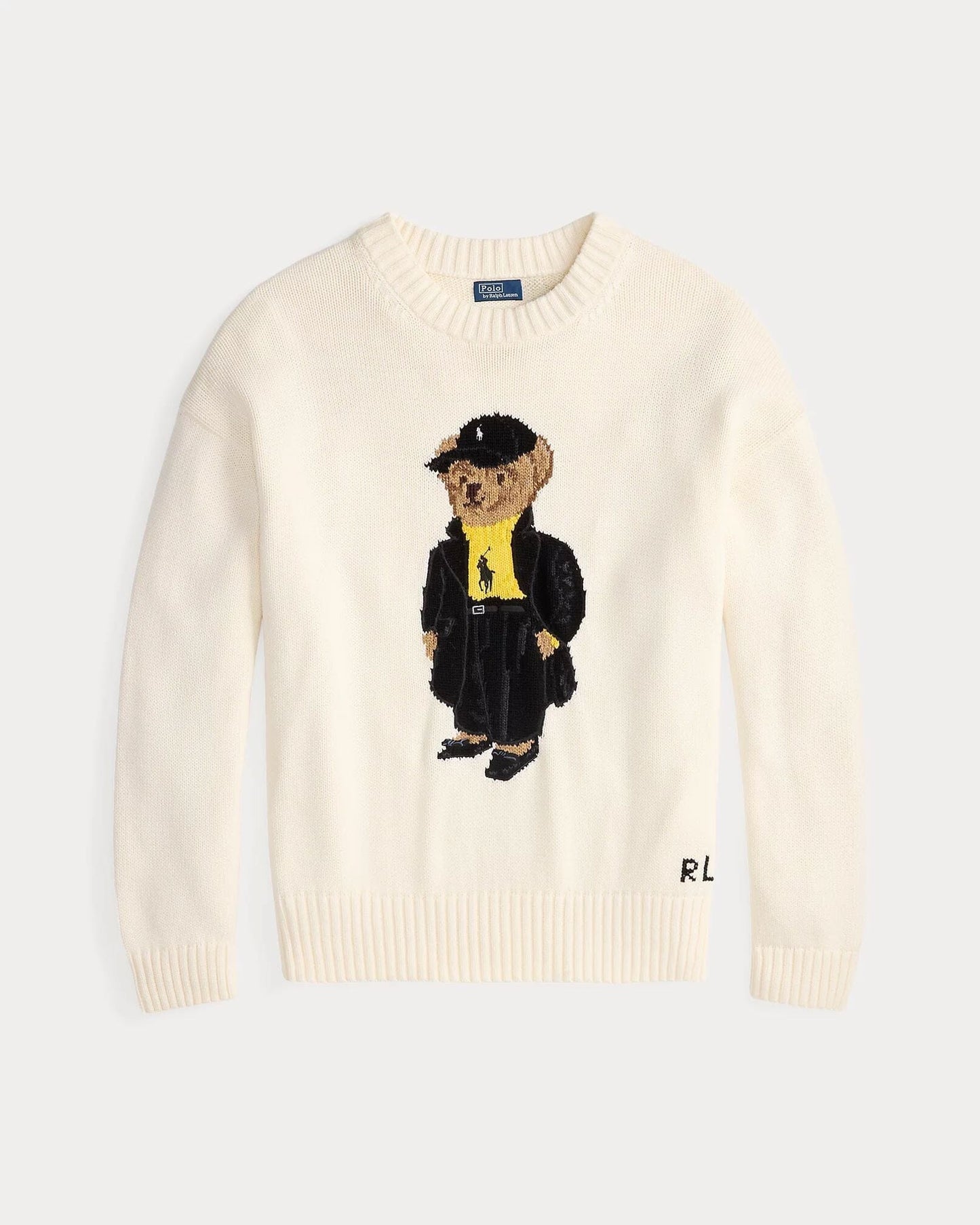 Ralph Lauren Polo Bear Cotton Crew Neck Sweater