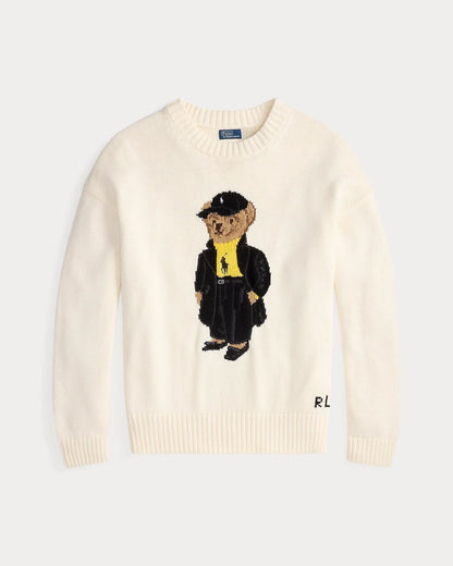 Ralph Lauren Polo Bear Cotton Crew Neck Sweater
