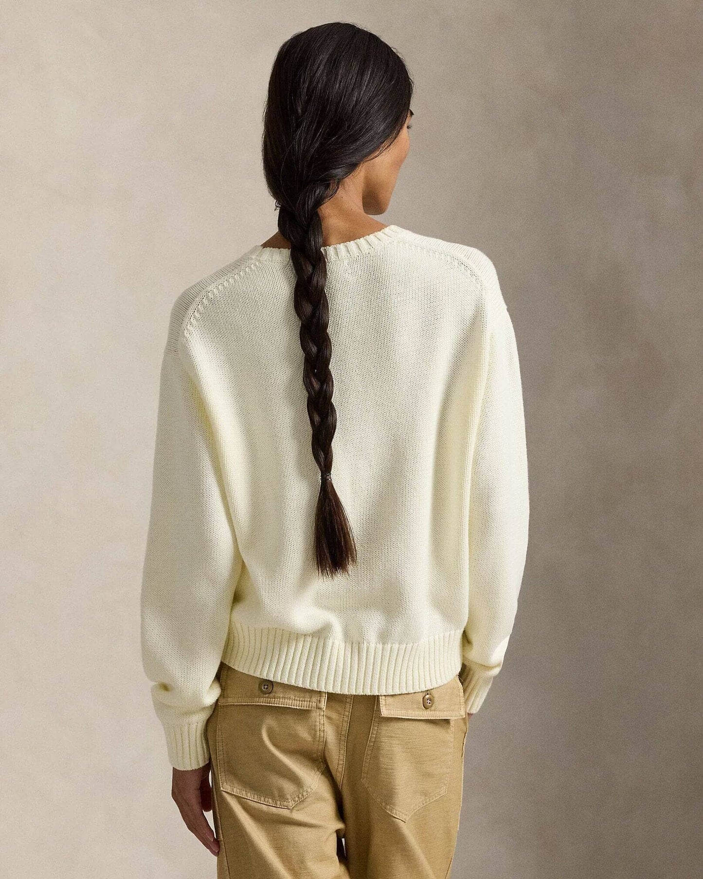 Ralph Lauren Polo Bear Cotton Crewneck Sweater