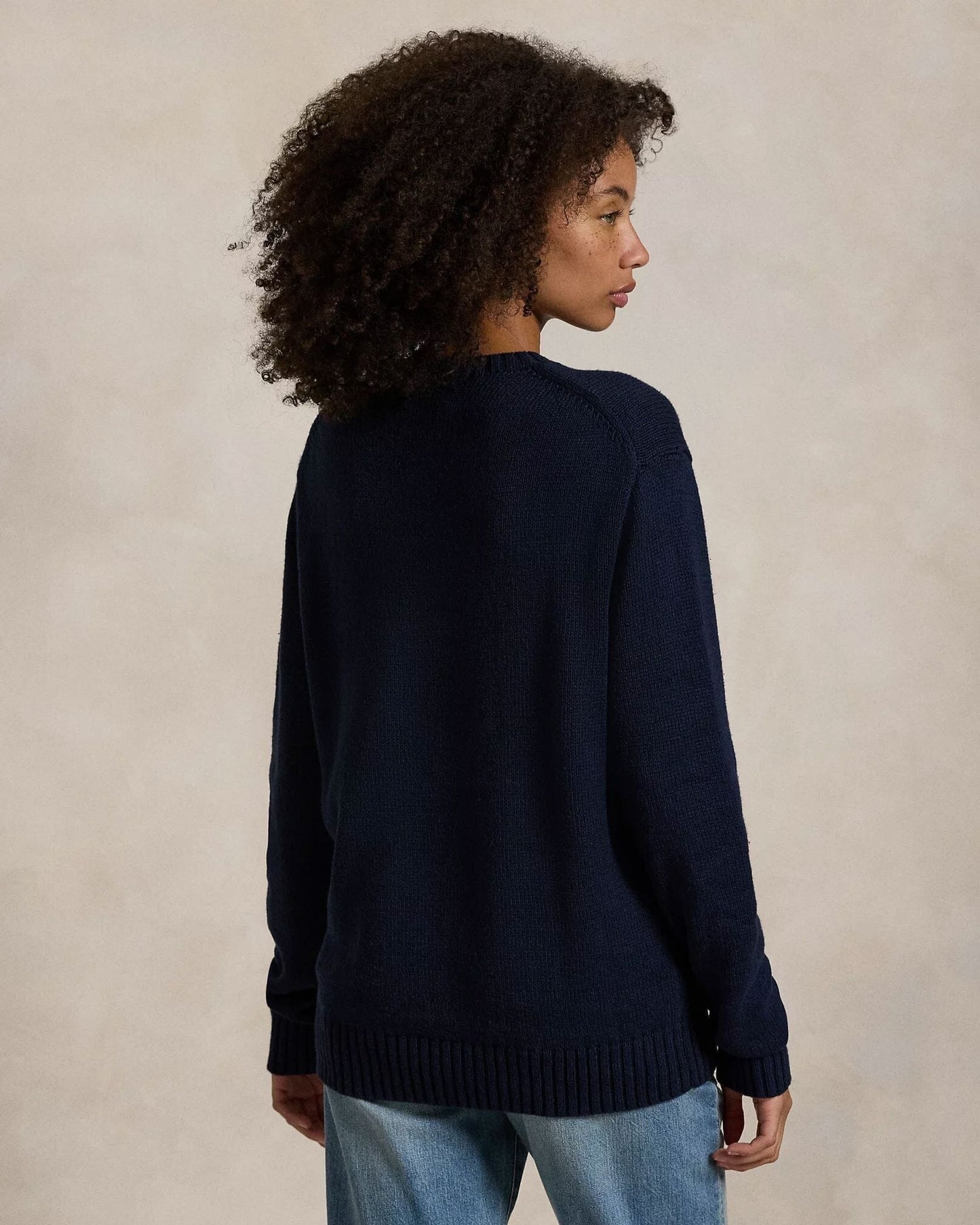 Ralph Lauren Polo Bear Cotton-Linen Sweater