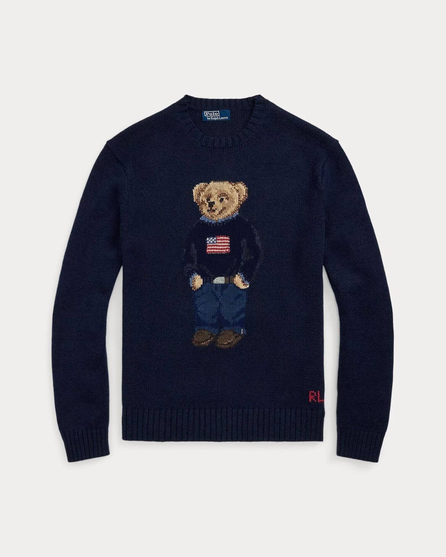 Ralph Lauren Polo Bear Cotton-Linen Sweater