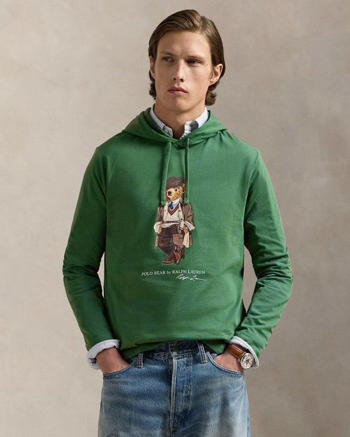 Ralph Lauren Polo Bear Jersey Hooded T-Shirt