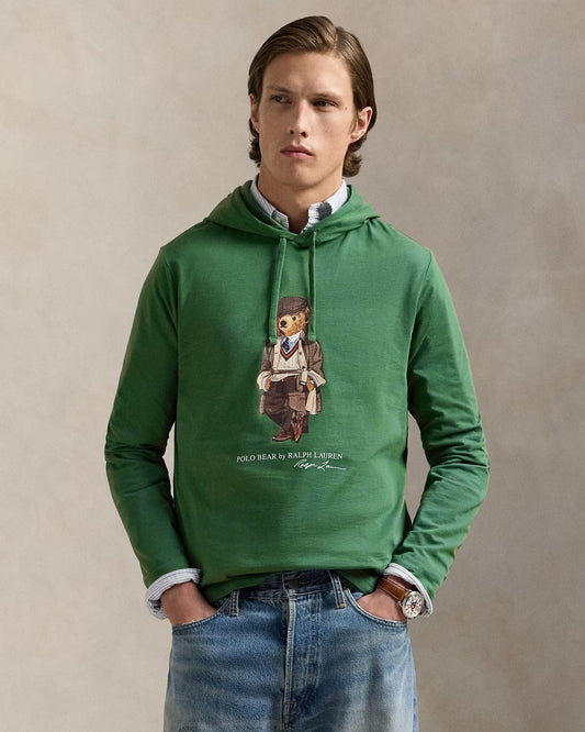 Ralph Lauren Polo Bear Jersey Hooded T-Shirt