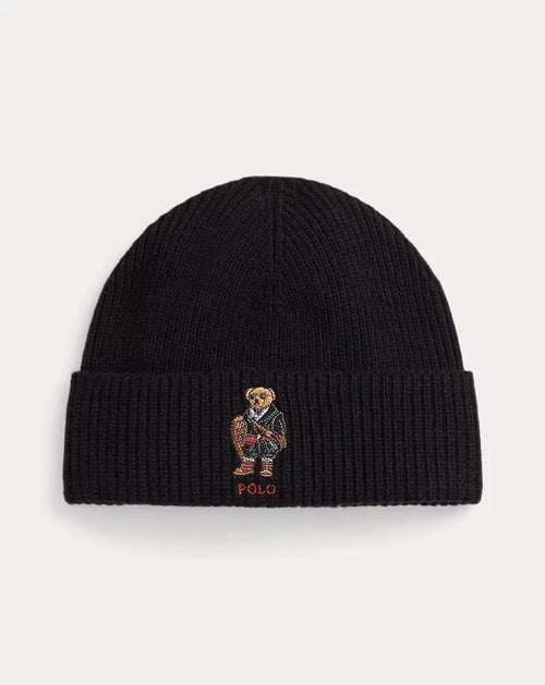 Ralph Lauren Polo Bear Rib-Knit Beanie