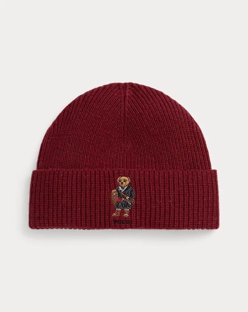 Ralph Lauren Polo Bear Rib-Knit Beanie