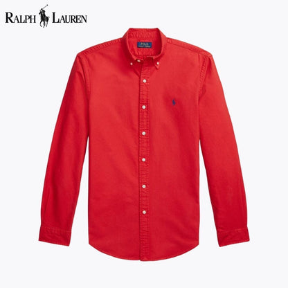 Ralph Lauren Slim Fit Garment-Dyed Oxford Shirt