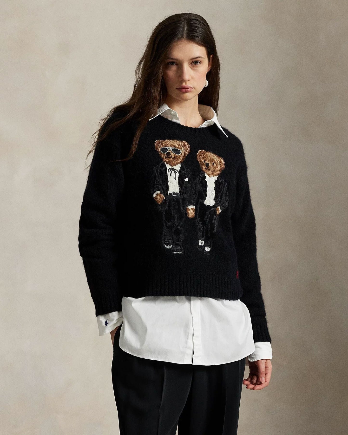 Ralph Lauren The Ralph & Ricky Tuxedo Bear Sweater