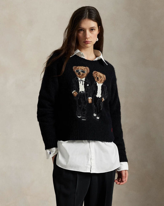 Ralph Lauren The Ralph & Ricky Tuxedo Bear Sweater