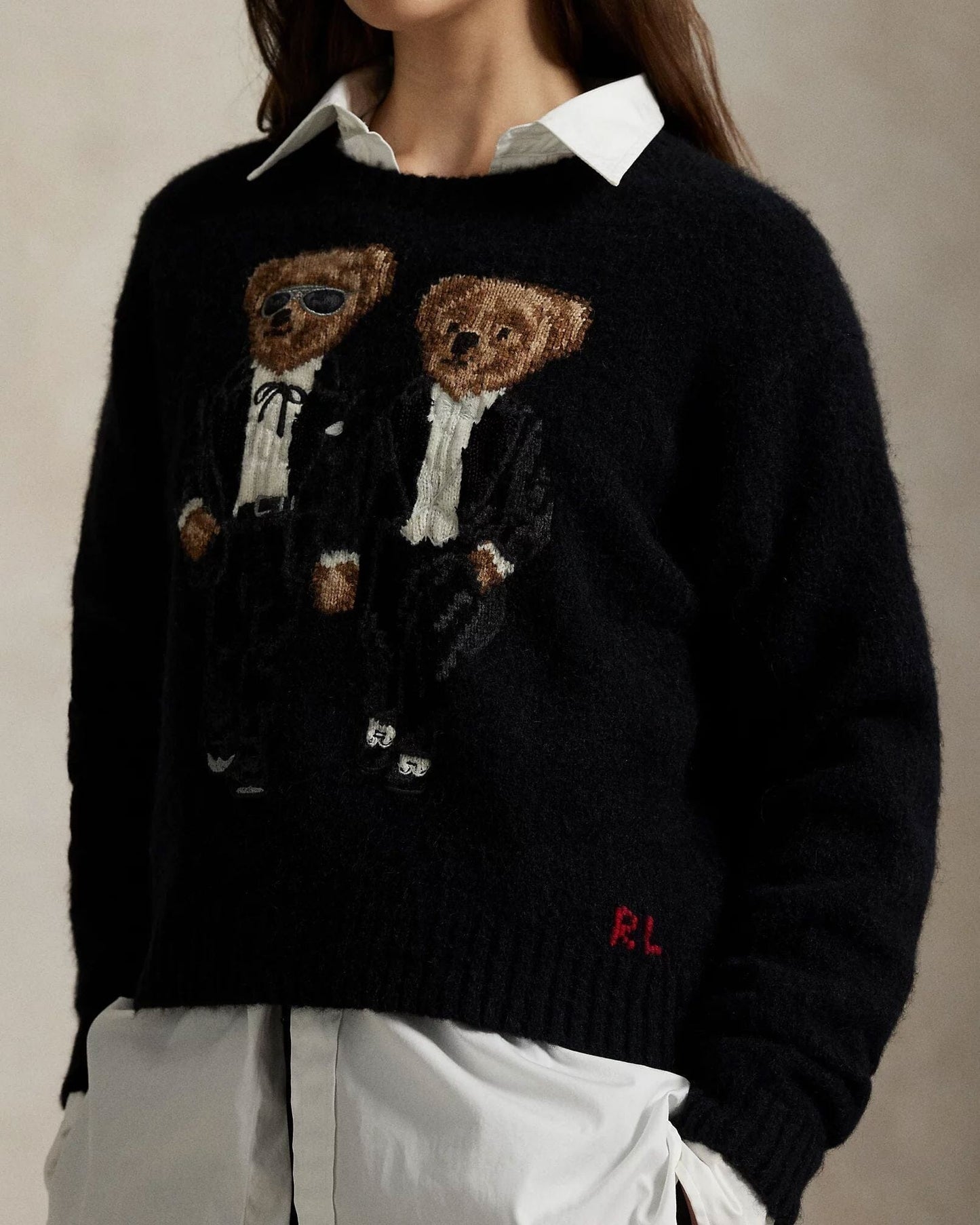 Ralph Lauren The Ralph & Ricky Tuxedo Bear Sweater