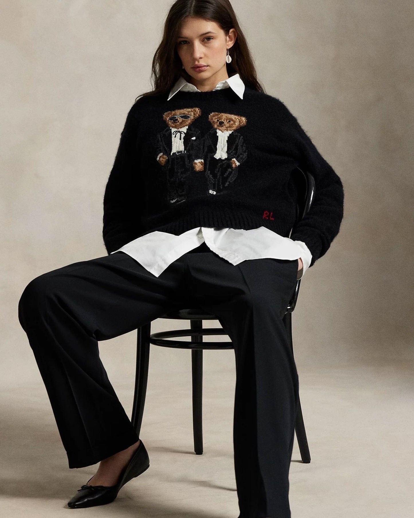 Ralph Lauren The Ralph & Ricky Tuxedo Bear Sweater