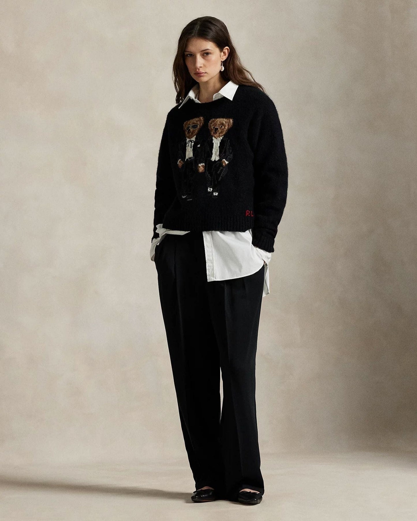 Ralph Lauren The Ralph & Ricky Tuxedo Bear Sweater