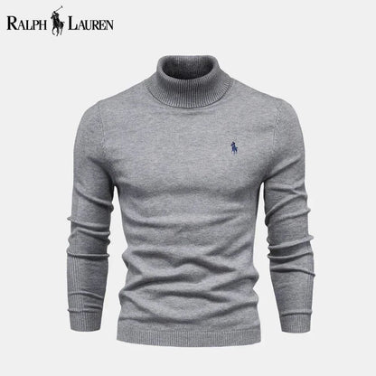 Ralph Lauren Turtleneck Cable-Knit Wool Knit Sweater